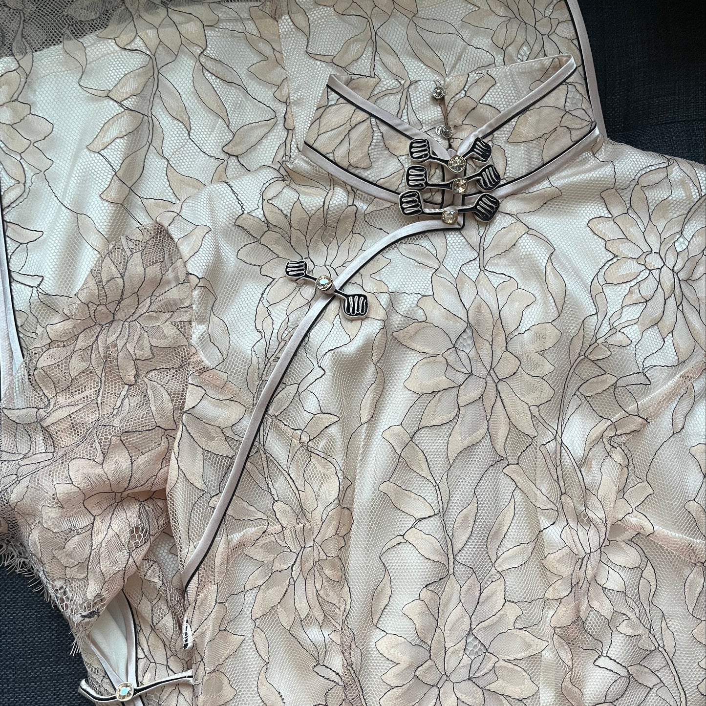 long length cheongsam