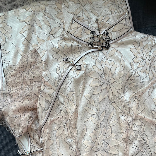 long length cheongsam